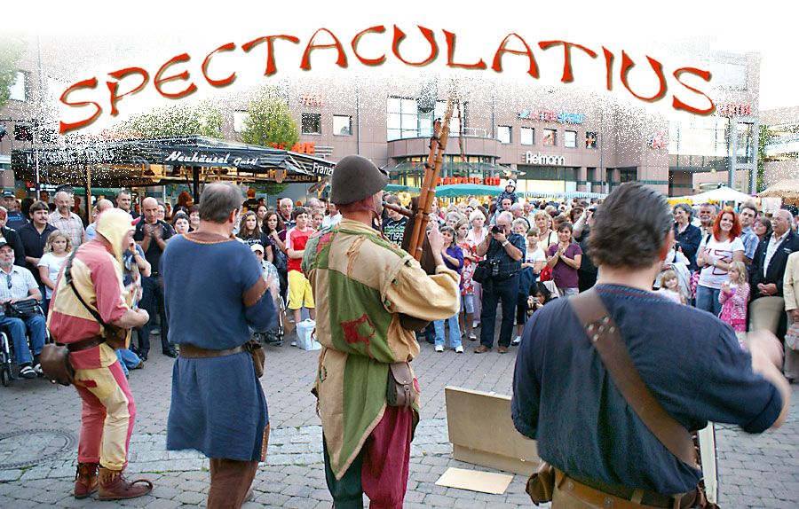 Mittelalterliche Musik mit Spectaculatius beim Mondscheinmarkt in Neunkirchen